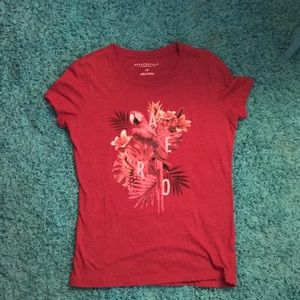Maroon Jungle Aeropostale Tee